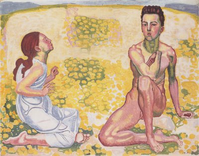 Der FruhlingnFrancais：春 作： Ferdinand Hodler